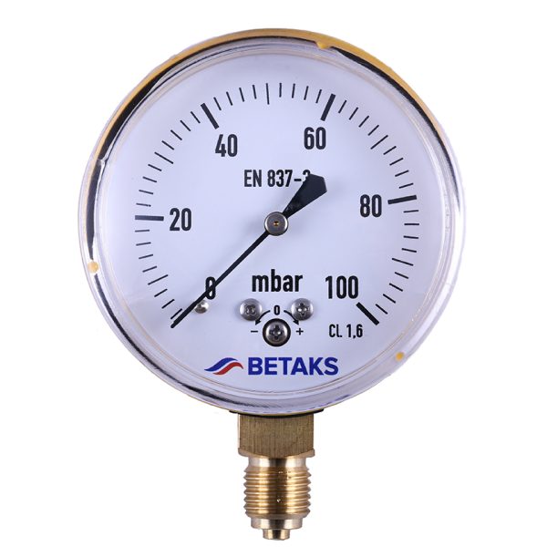 Pressure Gauge - 100mbar - Betaks - Turkey