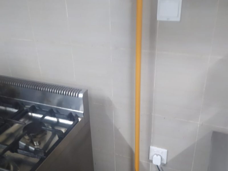 Commercial Kitchen Gas Setup